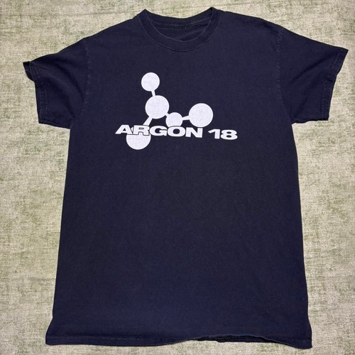 Shirt argon nera con logo - nera,